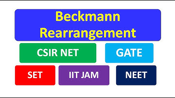 Beckmann rearrangement l GATE CHEMISTRY l CSIR NET l IIT JAM l NEET