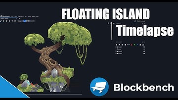 Floating Island : Blockbench Timelapse (lo-fi)