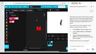 me tricking AI Gemini with the red hat block!