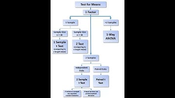 Statistical Testing Flowchart, Hypothesis Test Flowchart #anova #ztest #sample