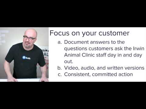 V2 of Irwin Animal Clinic is example 21 of how I organize a digital marketing strategy