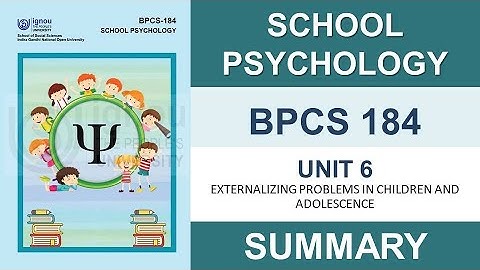 BPCS 184 [UNIT-6 SUMMARY] IGNOU