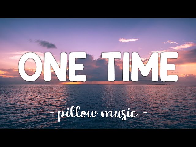 One Time - Justin Bieber (Lyrics) 🎵 class=