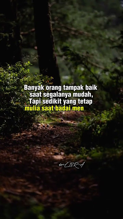 Ujian Membuka Wajah Sejatimu// @dwiL18RA #reminder #attitude