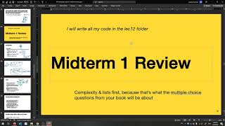 (F20) CSCI 41: Midterm 1 Review