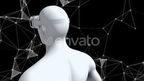 Points of Virtual Reality behind Digital Human | Motion Graphics - Envato elements