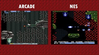Arcade Vs NES - Gradius 2