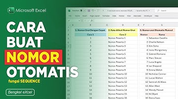 tips excel: SEQUENCE NUMBER