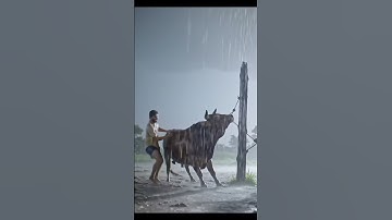 cow Goes Wild Before Sacrifice in Heavy Rain – Eid al-Adha Chaos!