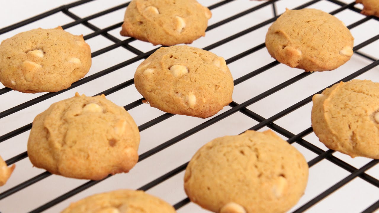 White Chocolate Chip Pumpkin Cookies Recipe - Laura Vitale - Laura in the Kitchen Episode 836