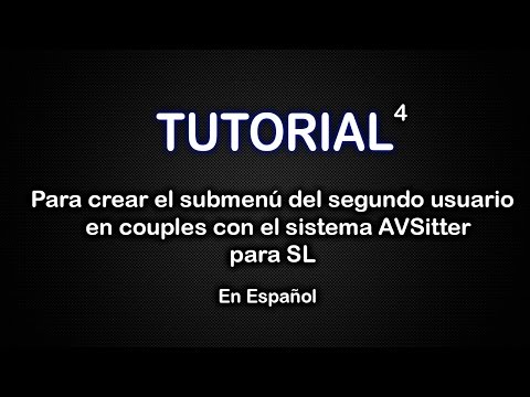 Tutorial AVSitter #4