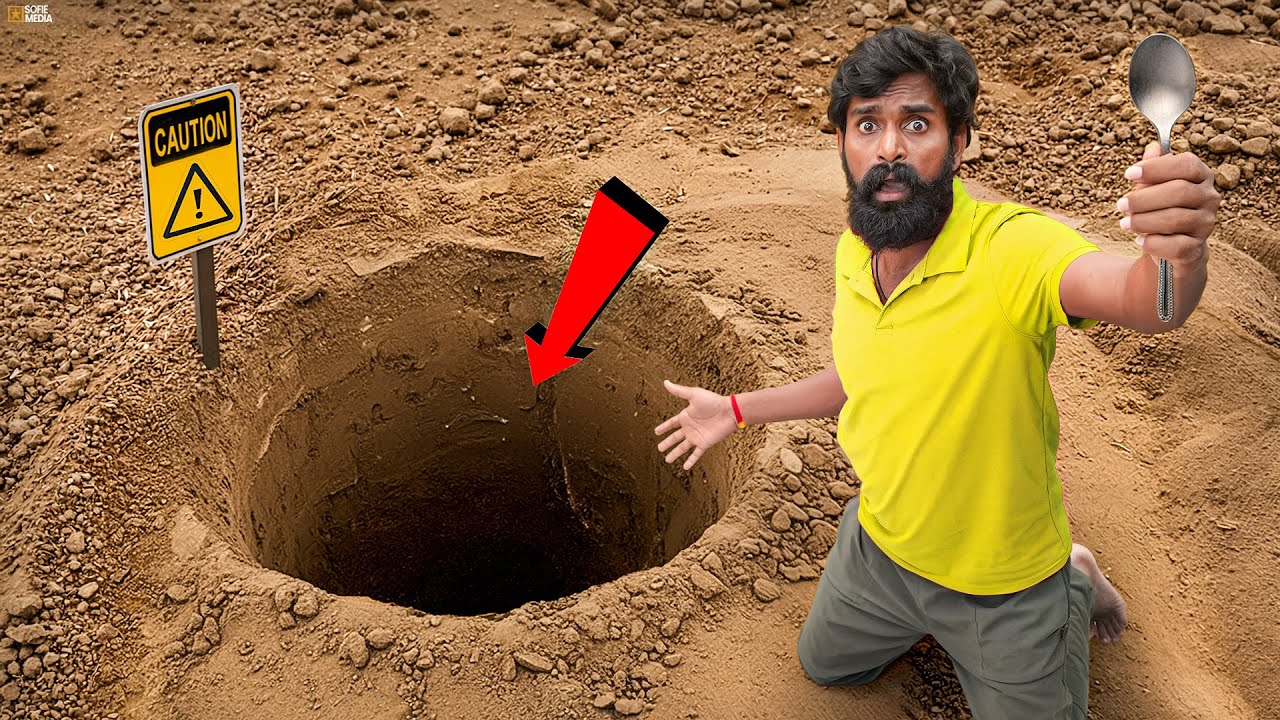 Dig The Deepest Hole Challenge - Revenge Challenge 🔥🔥 గుంత తీసే Challenge 😲 Telugu Adventures