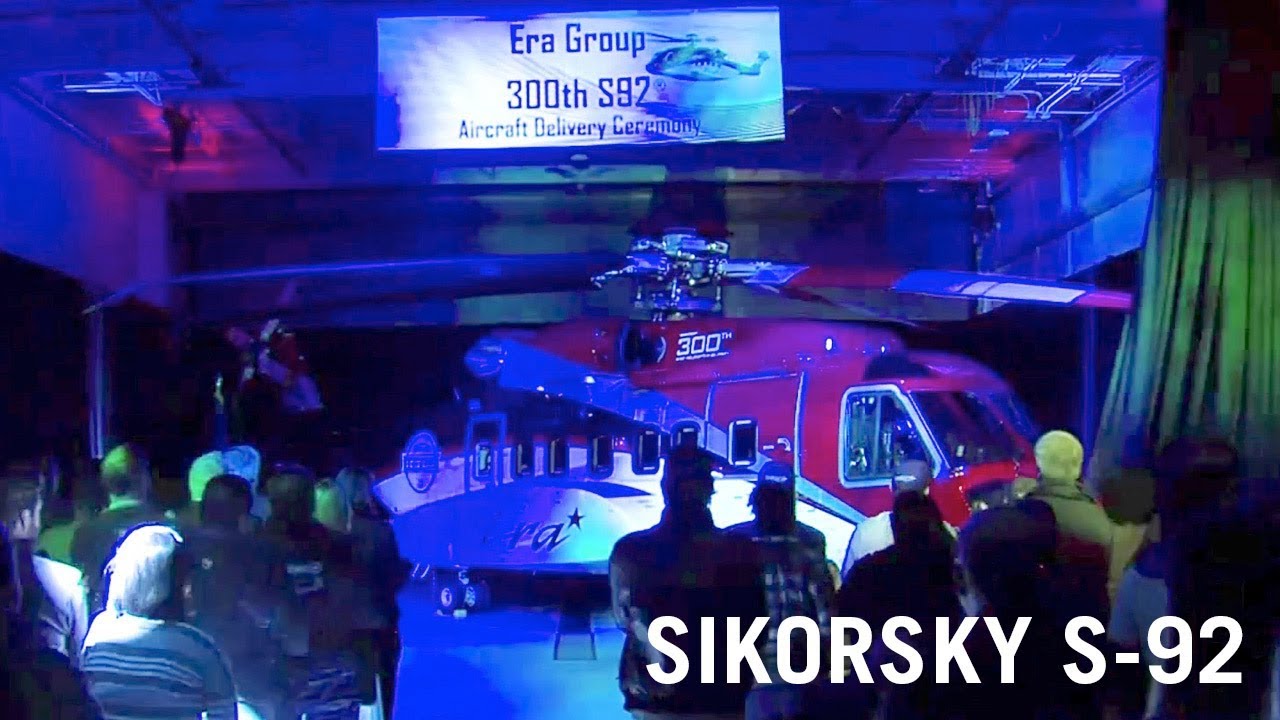 Sikorsky Delivers 300th S-92 Helicopter to Era – AINtv - YouTube