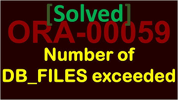 [Solved] ORA-00059: maximum number of DB_FILES exceeded. Downtime is required for this issue.