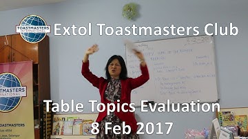 Extol TM Table Topics Evaluation