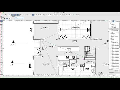 ARCHICAD 25 INTERIORS 05 - 3D VIEW WITH CAMERAS