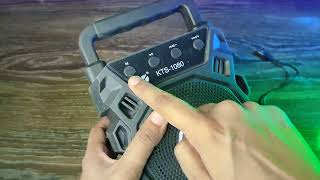 Unboxing Portable KTS-1080 Wireless Bluetooth Speaker screenshot 4