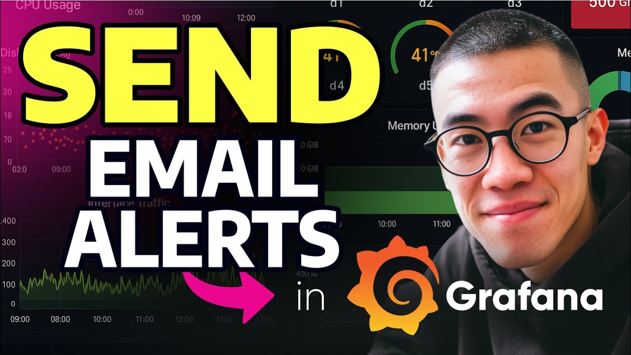 How to SEND EMAIL ALERTS from Grafana (Step by Step) - YouTube