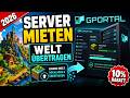 Minecraft Server mieten mit GPORTAL: Eigene Welt hochladen & übertragen + 10% Rabatt