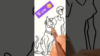 Scooby Doo Amazing Sketch #shorts #cartoon #ytshorts #short #youtubeshorts #youtube #youtuber