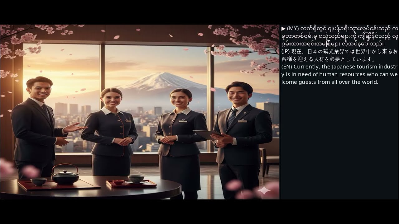 ဂျပန်ဟိုတယ်အလုပ် SSW စာမေးပွဲအောင်နည်းများ #SSW #Accommodation #Japan #Myanmar #ဂျပန်အလုပ်