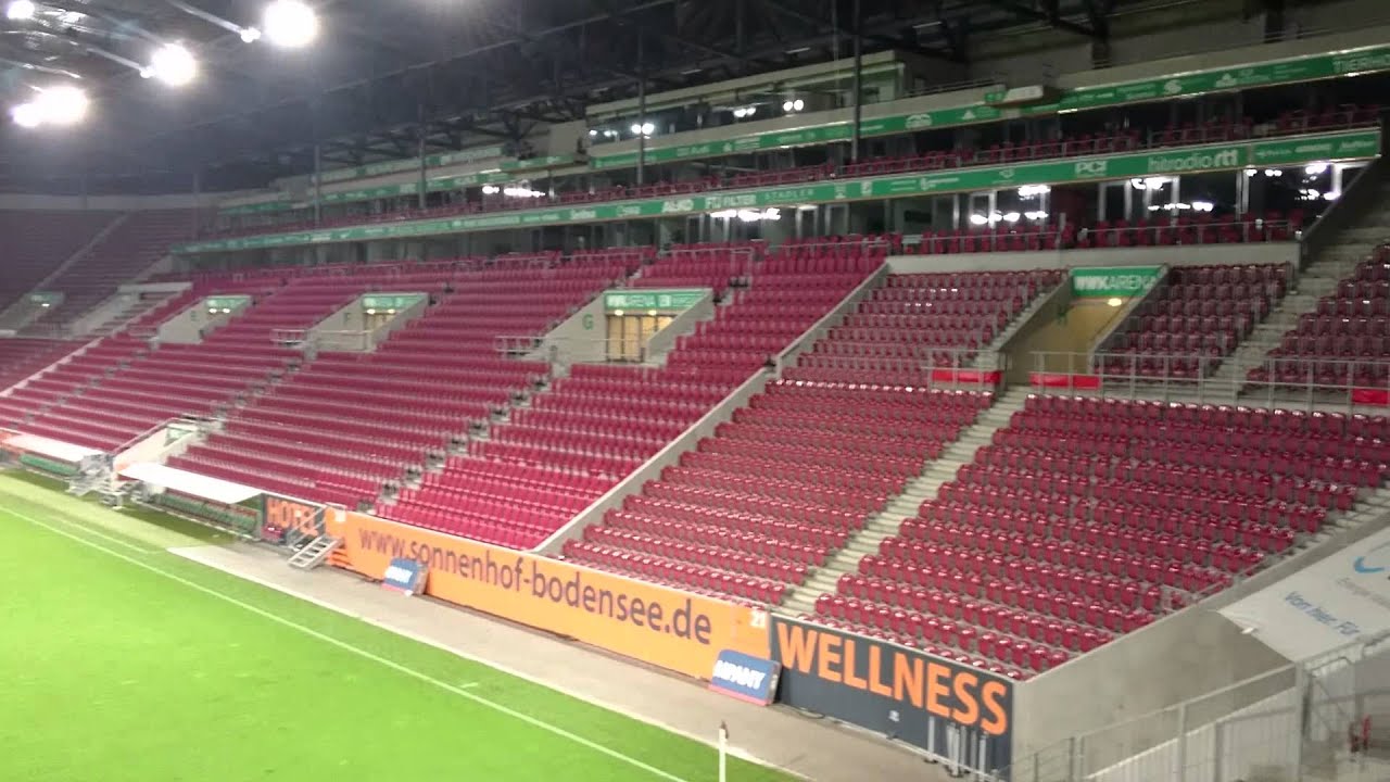 FC Augsburg Stadion - FCA WWK Arena - YouTube
