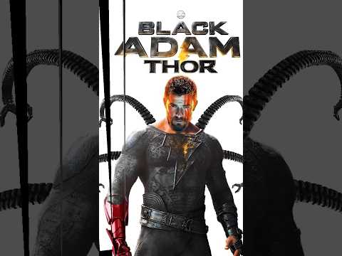 Thor+Black Adam+Dr.octopus=? in PicsArt| fusion art