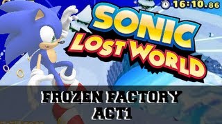 Sonic Lost World - Frozen Factory Zone 1 (3DS)