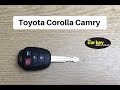 Toyota Corolla Camry  4 Button Key Battery Change