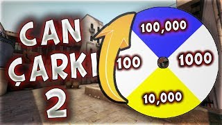 CAN ÇARKI 100,000 CAN  GELİRSE OYUN BİTMEZ ! CSGO