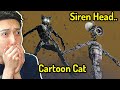 SIREN HEAD vs CARTOON CAT!