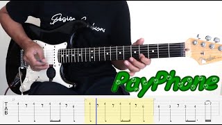 PAYPHONE - Maroon 5 - Electric Guitar Cover   TAB