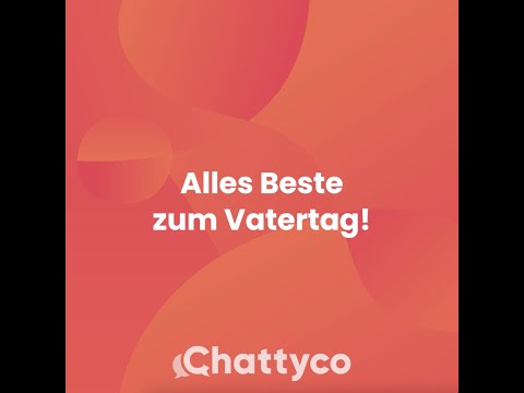 Vatertagsgrüße auf Chattyco