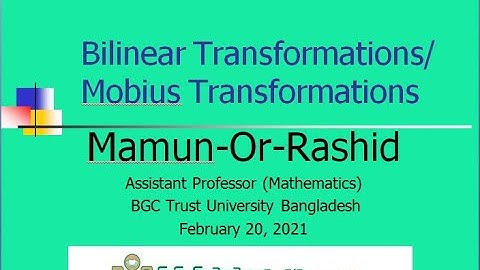 Bilinear Transformations/Mobius transformations: problems and solutions