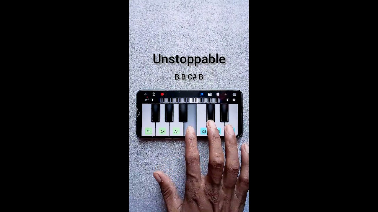 Unstoppable Song  Step By Step With Notes