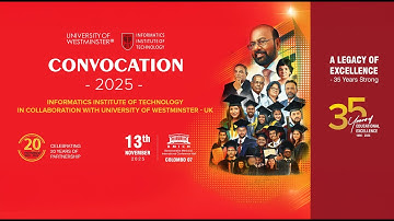IIT Convocation 2025 with the University of Westminster | Session 2