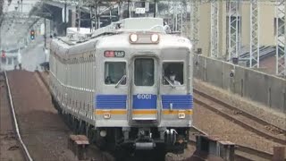 【6000系の快速急行】萩ノ茶屋・新今宮・なんば駅にて【S8快急＆S6快急】