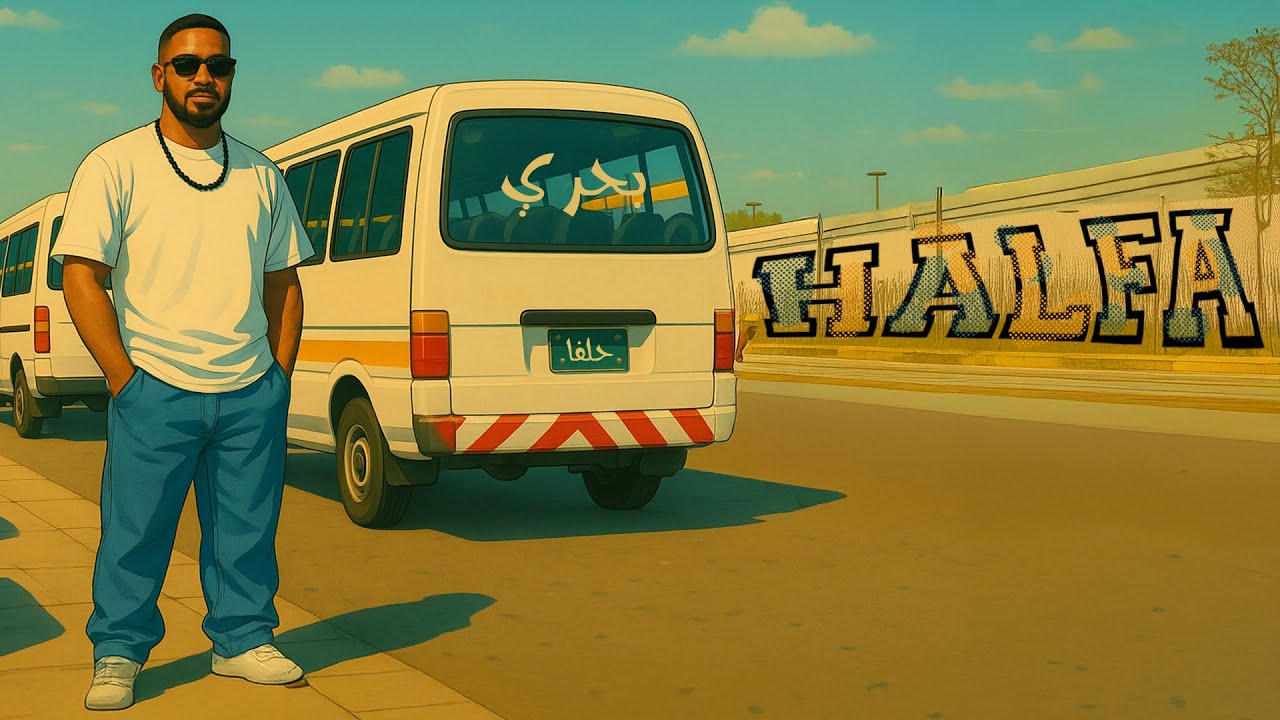 HALFA - BAHRI (OFFICIAL VIDEO LYRICS) Prod. @psycho-1i