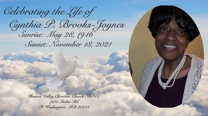 Celebration of Life for Cynthia P. Brooks-Joynes