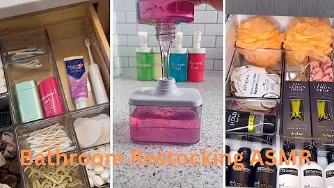 Satisfying Bathroom Restock ASMR 🧼✨ | TikTok Compilations