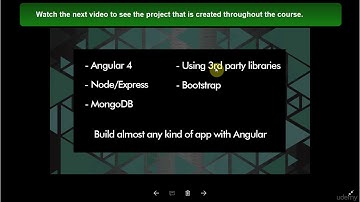 01 Introduction - MEAN project with Angular 4 (and 5) - Creating a CMS
