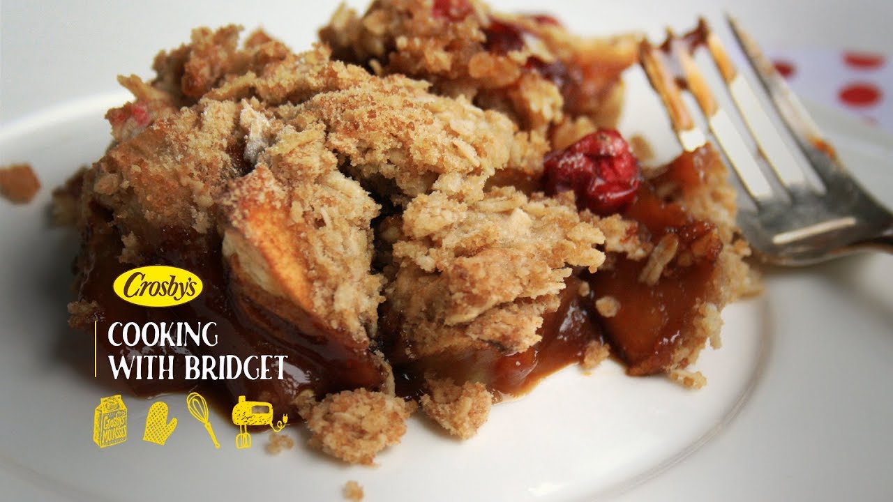 Cranberry Apple Crisp - Cooking With Bridget - YouTube