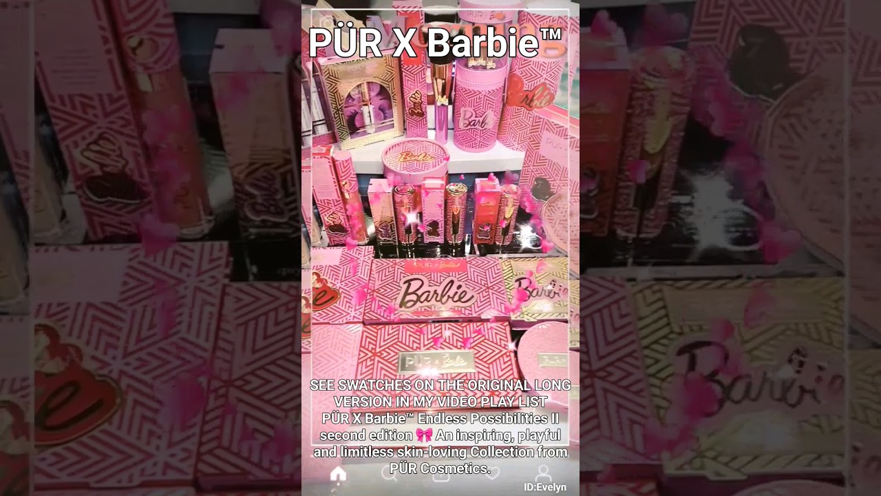 PÜR X Barbie™ Endless Possibilities 🎀 Swatches and Look