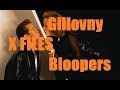 Gillovny bloopers (The X Files David Duchovny Gillian Anderson) stars of Californication Fall