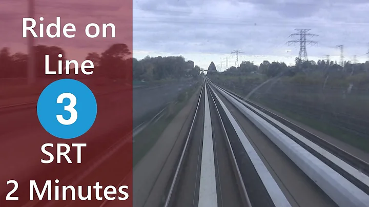 Ride on Line 3 SRT Kennedy to McCowan to Kennedy i...