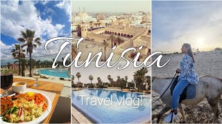 TUNISIA TRAVEL VLOG! | Beautiful Beach Holiday Resort Sousse | Horse Riding!