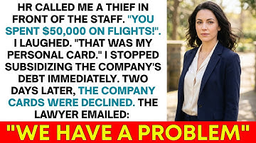 HR beschuldigde me van diefstal van bedrijfsgeld voor reizen. Ik liet zien dat het mijn privégeld...