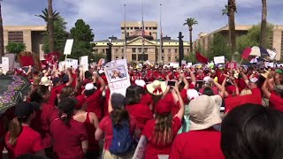 Arizona Teachers Continue Strike For Pay, Funds