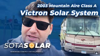 2003 Mountain Aire Class A Victron Solar install Part 1