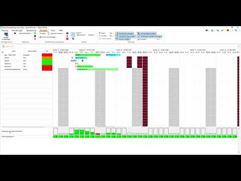 Einstufige Produktionsplanung mit Visual Planning